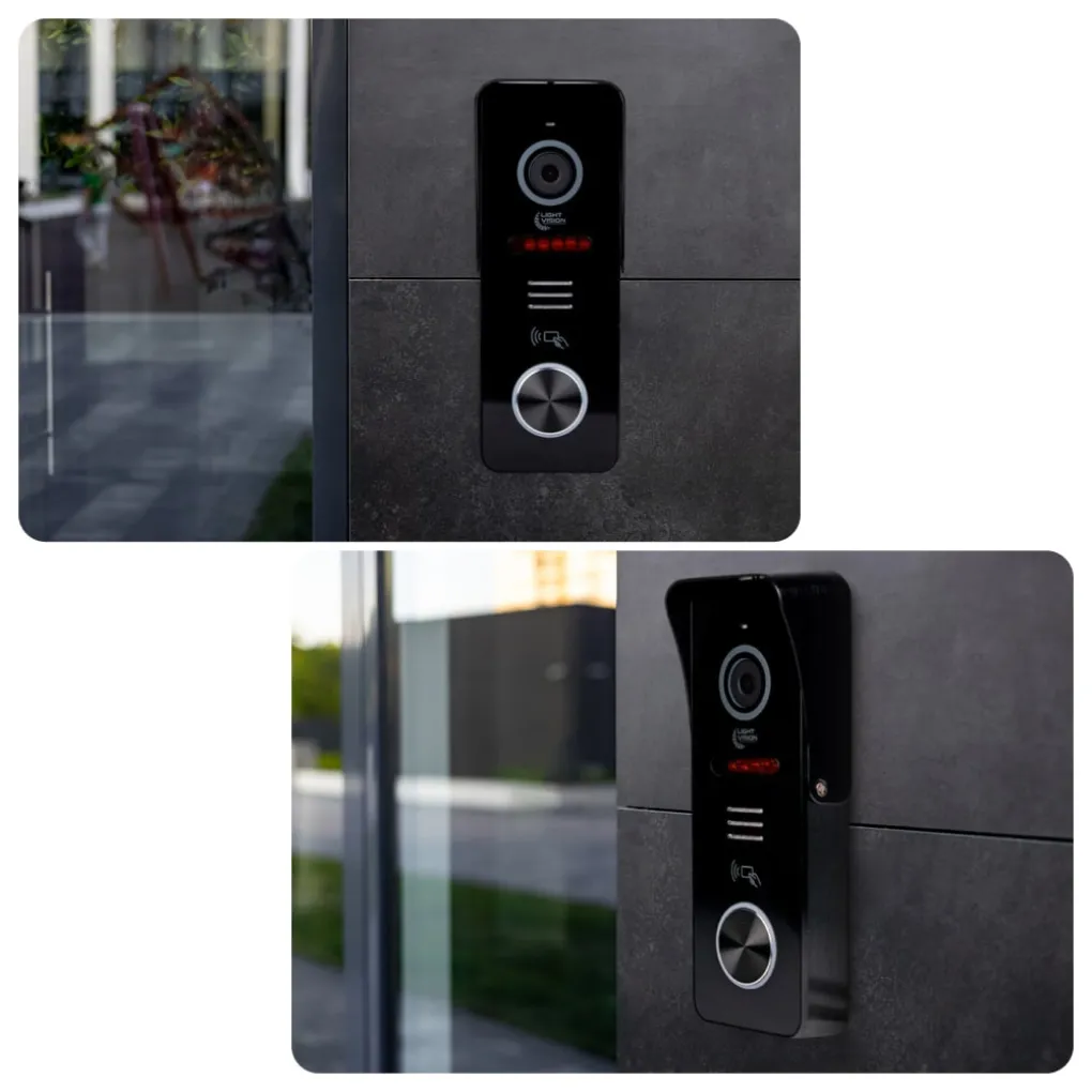 Комплект відеодомофона Light Vision: домофон 10" Singapore (AI) FHD Black та відеопанель RIO FHD Black- Фото 4
